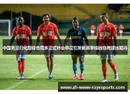 中国男足归化前锋费南多正式转会申花引发新赛季锋线格局球迷期待 中国男足归化前锋费南多正式转会申花引发新赛季锋线格局球迷期待